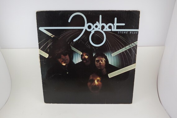Vintage 1978 Vinyl LP Record Foghat Stone Blue Very Good Condition 71315