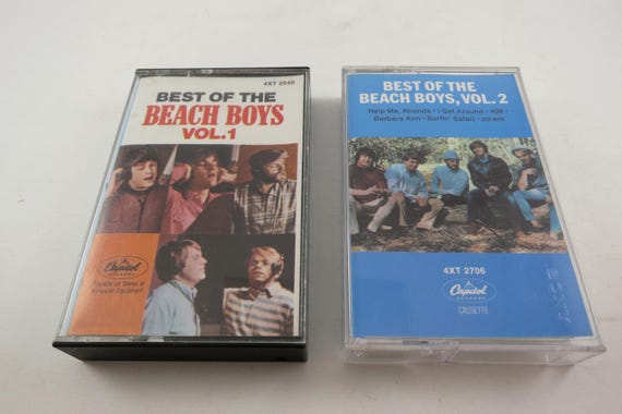 The Beach Boys Vol 1 & 2 Cassette Tapes (1970s)