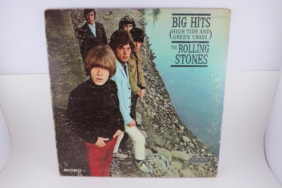 1966 Vinyl LP Record The Rolling Stones Big Hits High Tide and Green Grass Mono Very Good Condition 71753