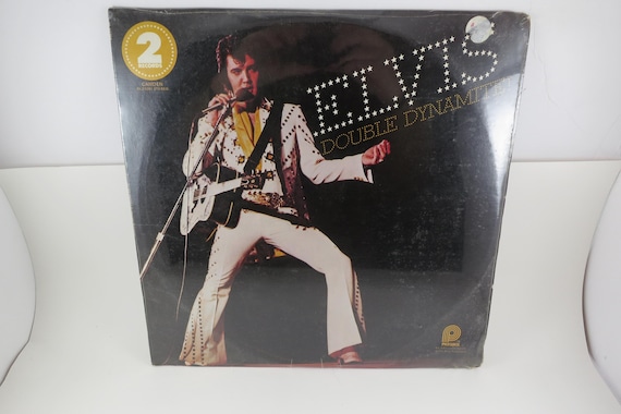 Vintage 1975 Vinyl LP Record Elvis Presley Double Dynamite SEALED
