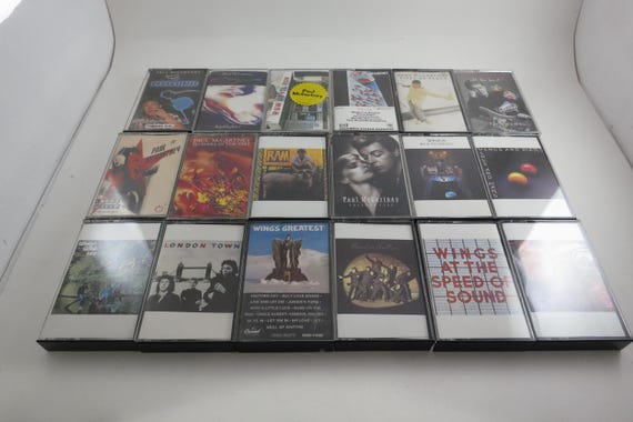 Vintage Sir Paul McCartney & Wings Cassette Tapes -