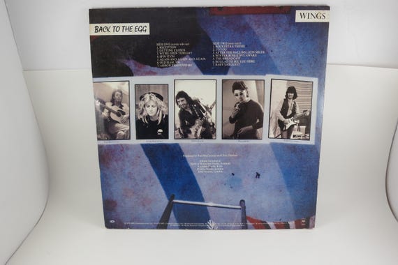 Vintage 1979 Vinyl LP Record Wings Back to the Egg