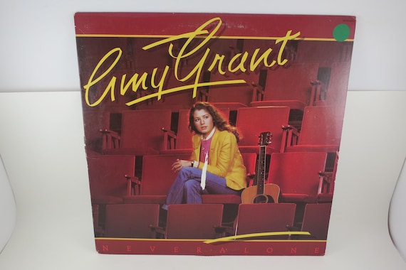 Vintage Amy Grant "Never Alone" Vinyl LP Record (1980)