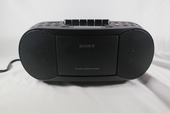 Vintage 1995 Sony CFD-S70 CD Radio Cassette Corder Stereo Home or Portable Stereo Boombox