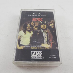 1980's AC/DC Cassette Tapes Excellent Condition Back in Black Dirty ...