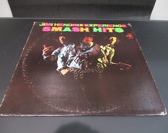 Vintage 1970 Vinyl LP Record The Jimi Hendrix Experience Smash Hits Excellent Condition 67620