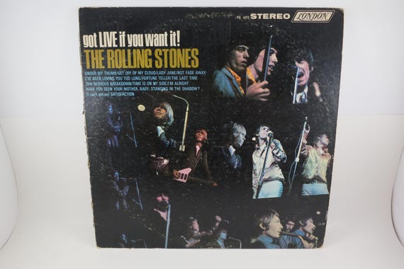Vintage 1966 LP Vinyl Record Got Live If You Want It The Rolling Stones Very Good Condition Stereo Pressing 71535