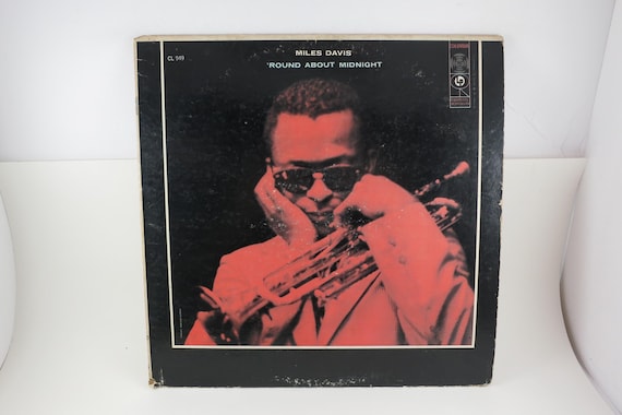 Vintage 1963 Vinyl LP Record Miles Davis Round About Midnight Jazz LP Mono VG