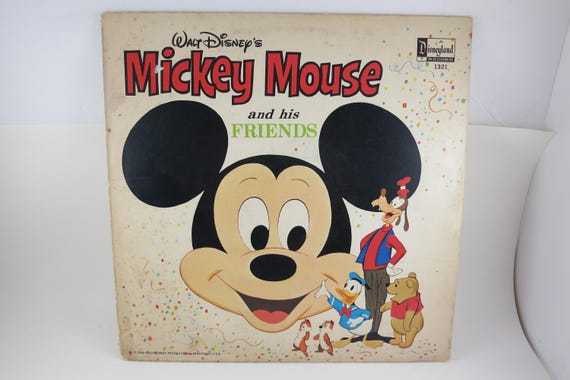 Vintage 1968 Vinyl LP Children's Record Walt Disney's Mickey Mouse and His Friends