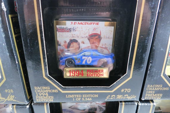 Vintage NASCAR Diecast Car Collection: Racing Champions, First Productions