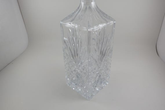 Crystal Decanter 11 Inches Tall Pristine Condition