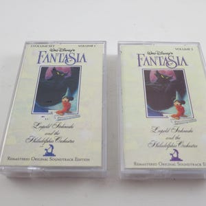 Vintage Walt Disney&#39;s Fantasia Cassette Tape Set - Leopold Stokowski