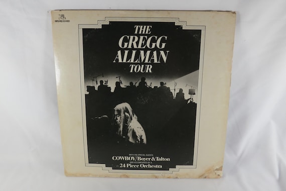 1974 Gregg Allman Tour Live Vinyl LP Record Set F/EX
