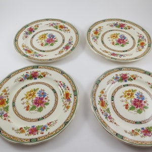 Grindley England Creampetal Bread Plates - Set of 4