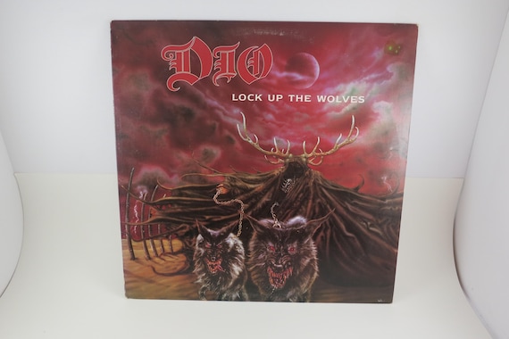 Vintage DIO - Lock Up The Wolves Vinyl LP - 1990