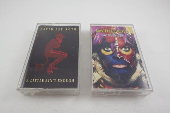 Vintage 1980's David Lee Roth Cassette Tapes Eat Em And Smile Skyscraper A Little Ain't Enough Filthy Little Mouth Sold Individually