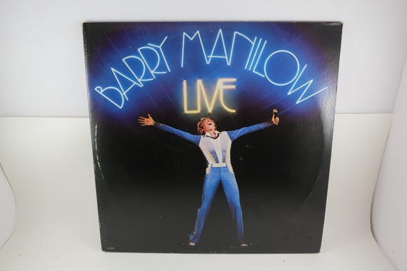 Vintage Barry Manilow Live Vinyl LP Record - 1977