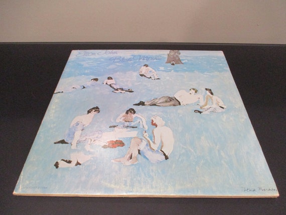 Vintage 1976 LP Record Elton John Blue Moves Very Good Condition 65840