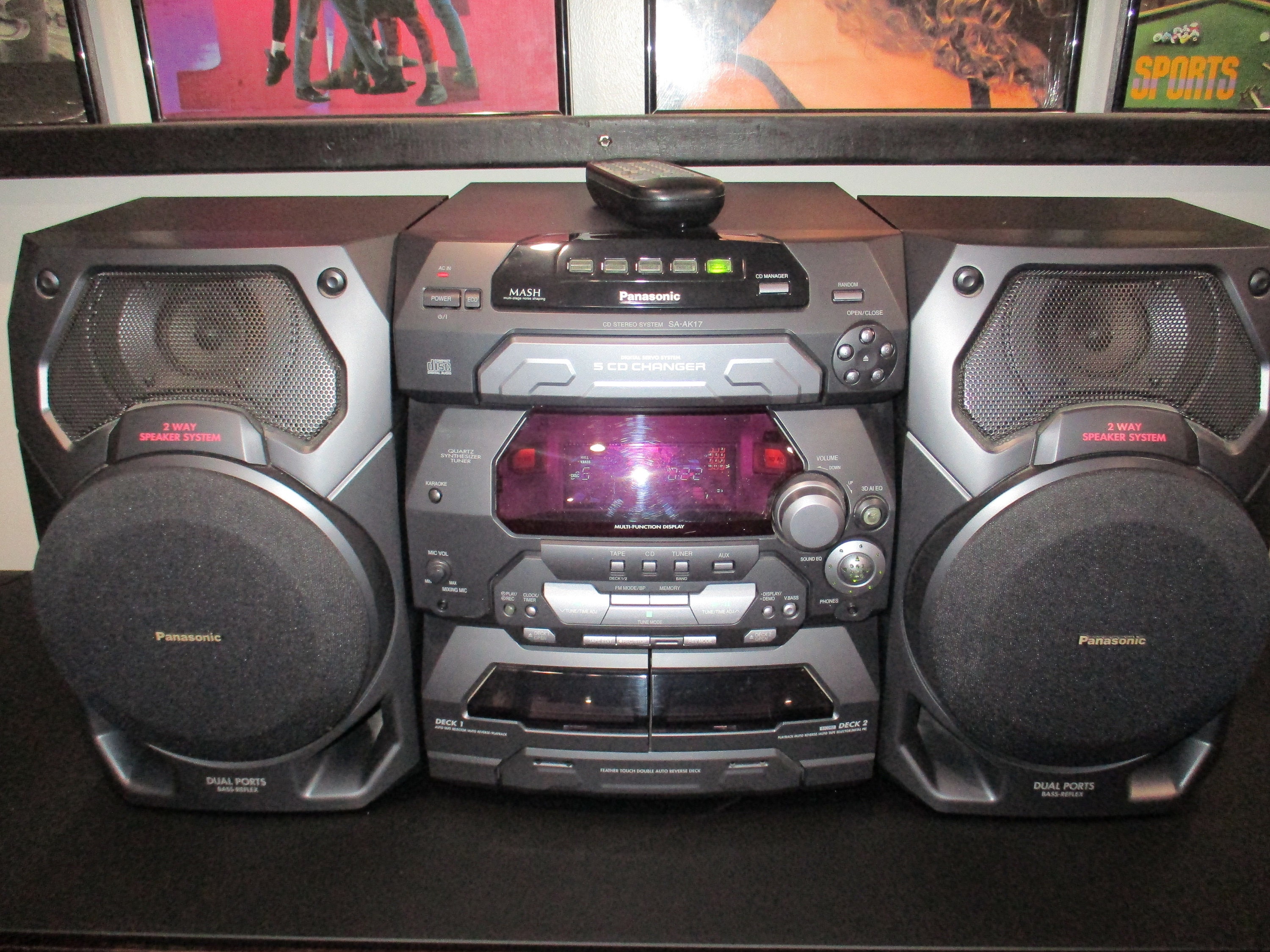 Home Stereo Panasonic SC-HC57 Compact Stereo System With IPod Dock