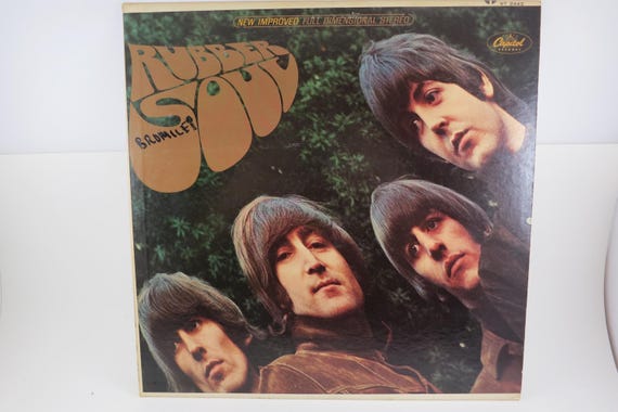 Vintage Beatles Rubber Soul Vinyl LP - 1965 Stereo Pressing