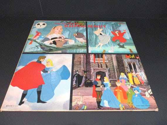 Vintage 1959 Vinyl LP Walt Disney Record Official Mickey Mouse Club Songs from Sleeping Beauty featuring Darlene Gillespie Excellent 68627