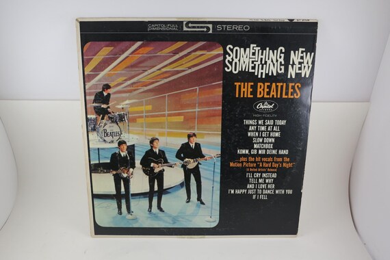 Vintage 1976 Vinyl LP Record The Beatles Something New Stereo Pressing Excellent Condition 71297