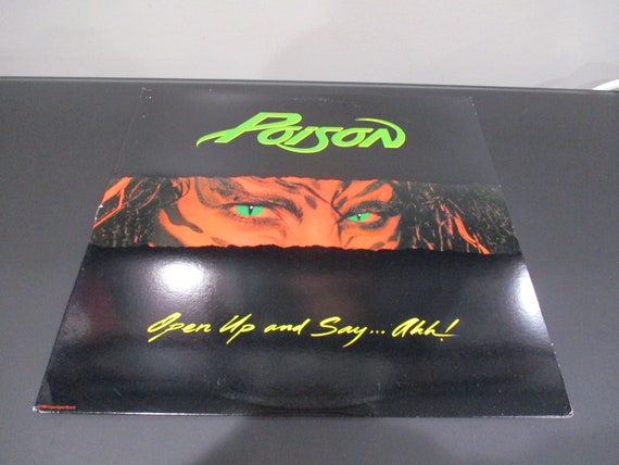 Vintage 1988 Vinyl LP Record Poison Open Up and Say Ahh Near Mint Condition 62662