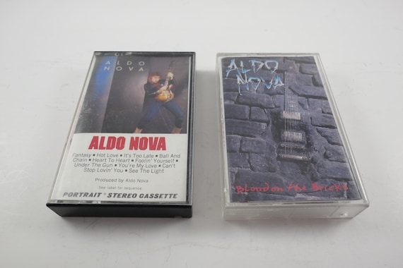 Vintage 1980's Aldo Nova Cassette Tapes Self Titled Subject Aldo Nova Twitch Sold Individually