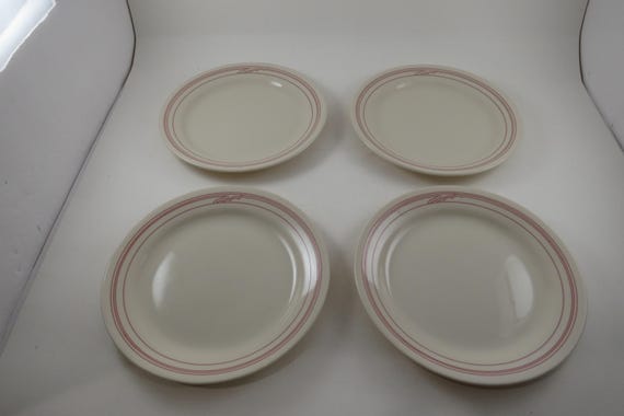 Vintage Corning Comcor Cumulus 7 1/4 Inch Salad Plates-Set of 4