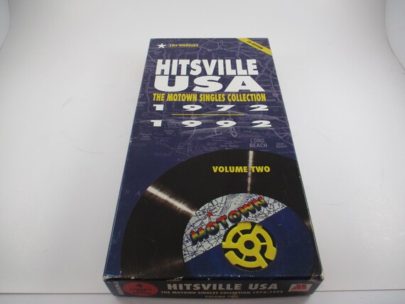 CD 1993 Four CD Box Set The Motown Singles Collection 1972-1992 Hitsville USA Near Mint Condition Box Set