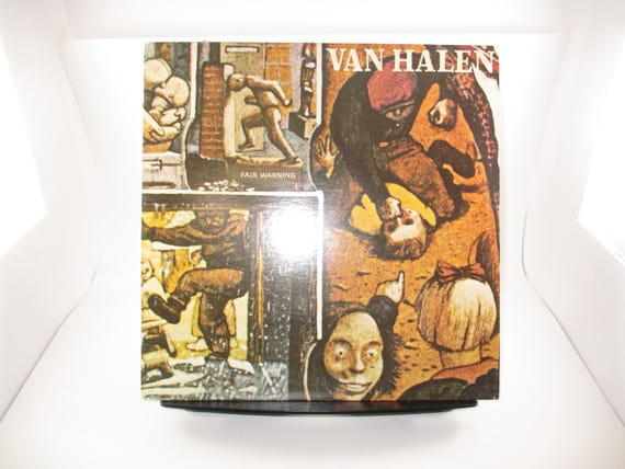 Vintage 1981 Vinyl LP Record Fair Warning Van Halen Excellent Plus Condition 67687
