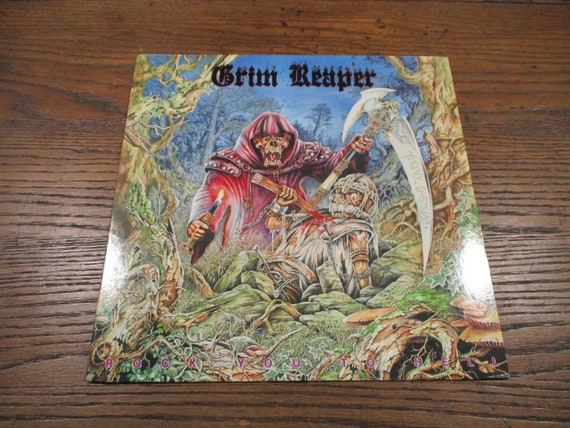 Vintage 1987 Vinyl LP Record Rock You to Hell Grim Reaper Near Mint Condition 52568