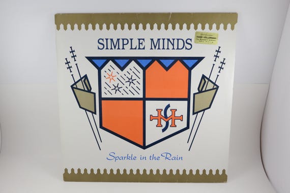 Vintage 1984 Vinyl LP Record Simple Minds Sparkle In The Rain Excellent Condition 71554
