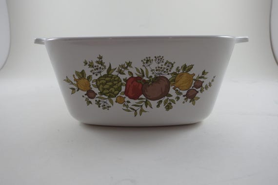 Vintage Corning Ware Spice O' Life Dish, 22 oz P-43-B