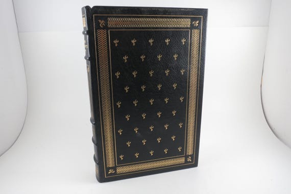 1976 John Brown's Body Leather Collector's Edition Book Stephen Vincent Benet Franklin Library