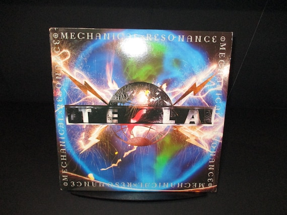 Vintage 1986 Vinyl LP Record Mechanical Resonance Tesla Near Mint Condition Original US Pressing 69271