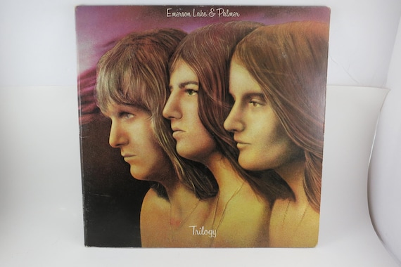 Vintage 1972 Vinyl LP Record Emerson Lake & Palmer Trilogy EX