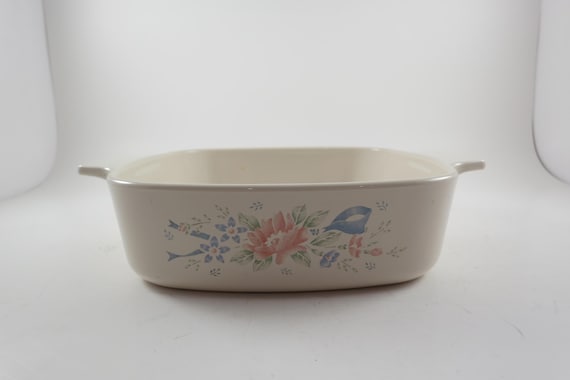 1990-1994 Corning A-1-B Beige Symphony Pattern1 Liter Saucepan Excellent Condition