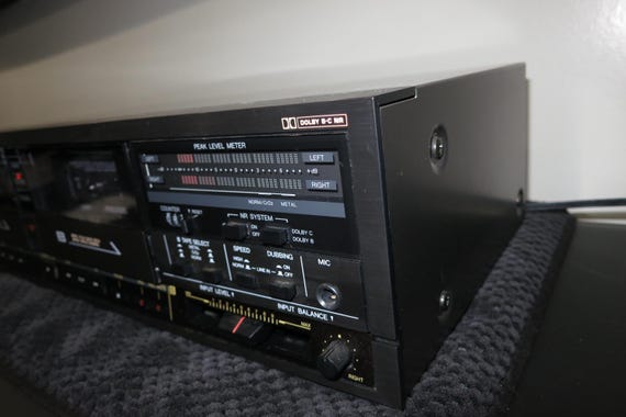 Vintage JVC Double Cassette Deck: Dolby HX Pro, Auto Reverse
