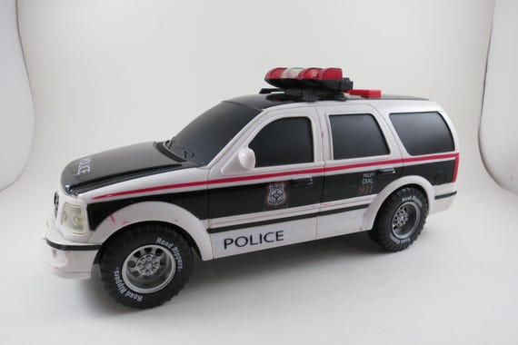 Late 90's Road Rippers Police SUV Cruiser Light Sirens Voices 11 Inches Long