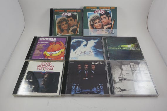 CD 1990's Soundtracks Beginning With G CD's Grease Deluxe Good Morning Vietnam Goodfellas Ghost Garfield Sold Individually