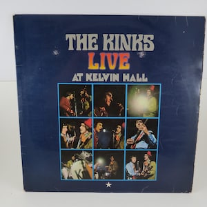 The Kinks Live at Kelvin Hall Vinyl LP - 1968 UK Import Pye Pressing