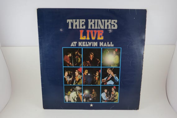 1968 Vinyl LP Record The Kinks Live at Kelvin Hall Excellent Condition UK Import Pressing On Pye Label 71711