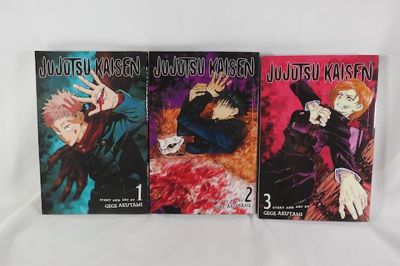 Jujutsu Kaisen Vol. 1 2 3 by Gege Akutami (Paperback) English Manga