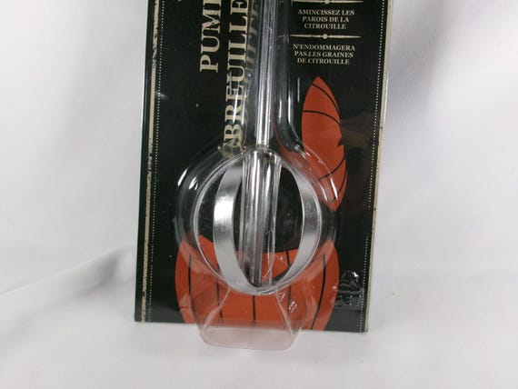 Vintage Pumpkin Gutter Drill Attachment Williams Sonoma NOS Halloween