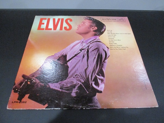 Vintage 1959 Vinyl LP Record Elvis Elvis Presley Excellent Plus Condition Mono Pressing 63420