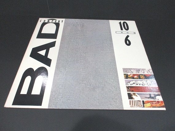 Vintage 1985 Vinyl LP Record 10 From 6 Bad Company (Greatest Hits) Excellent Condition 68448