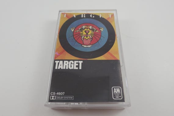 Vintage 1976 Cassette Tape Target Self Titled Rare Hard Rock Cassette
