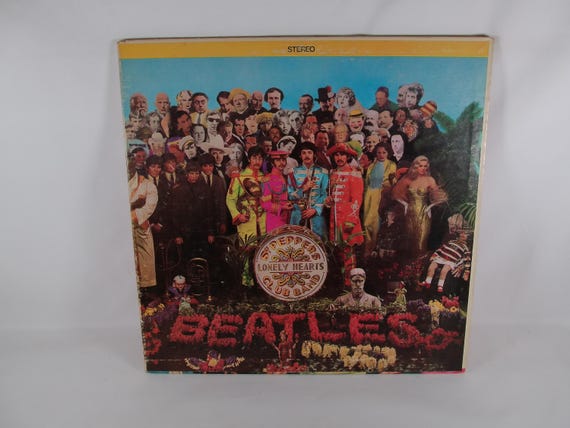 1967 Beatles Sgt Peppers Vinyl LP Record Original Stereo Pressing EX