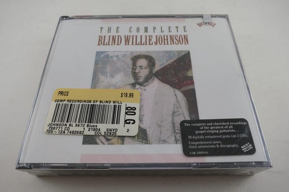 Complete Blind Willie Johnson 1993 CD Set – Gospel Blues Recordings (2 CDs)